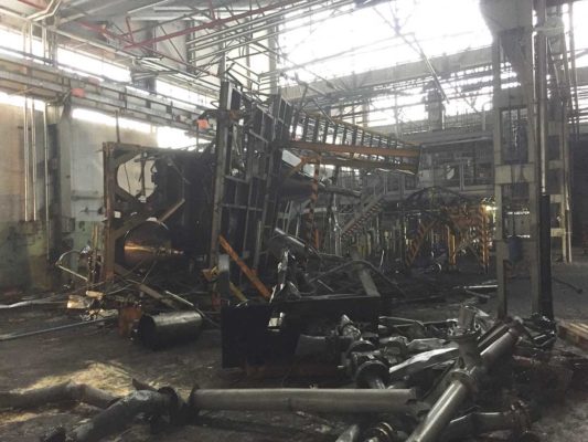 Intervento di bonifica e demolizione impianti produttivi di toner - stabilimento ex Baltea Leini - Torino