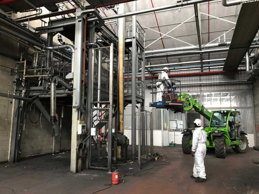 Bonifica ambientale e demolizione impianto confezionamento toner ex Baltea Leini - Torino