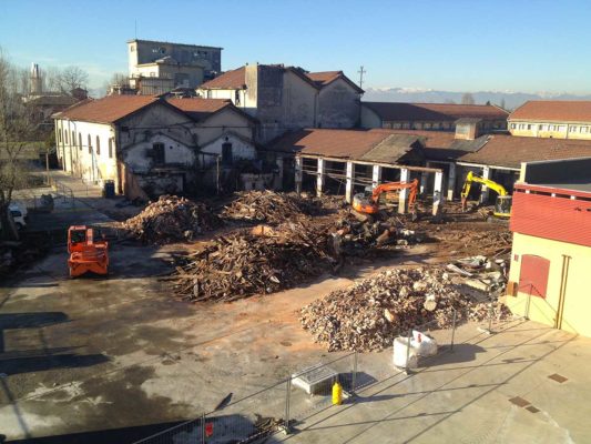 Bonifica e demolizione fabbricati ex stabilimento Burgo Group - Carbonera - Treviso