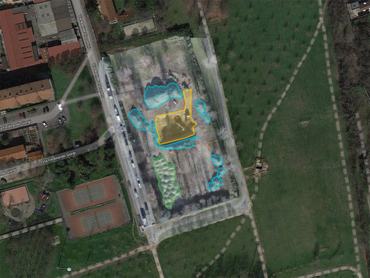 Calcolo Riprese aeree con drone: calcolo volumi per bonifica terreni a Milano